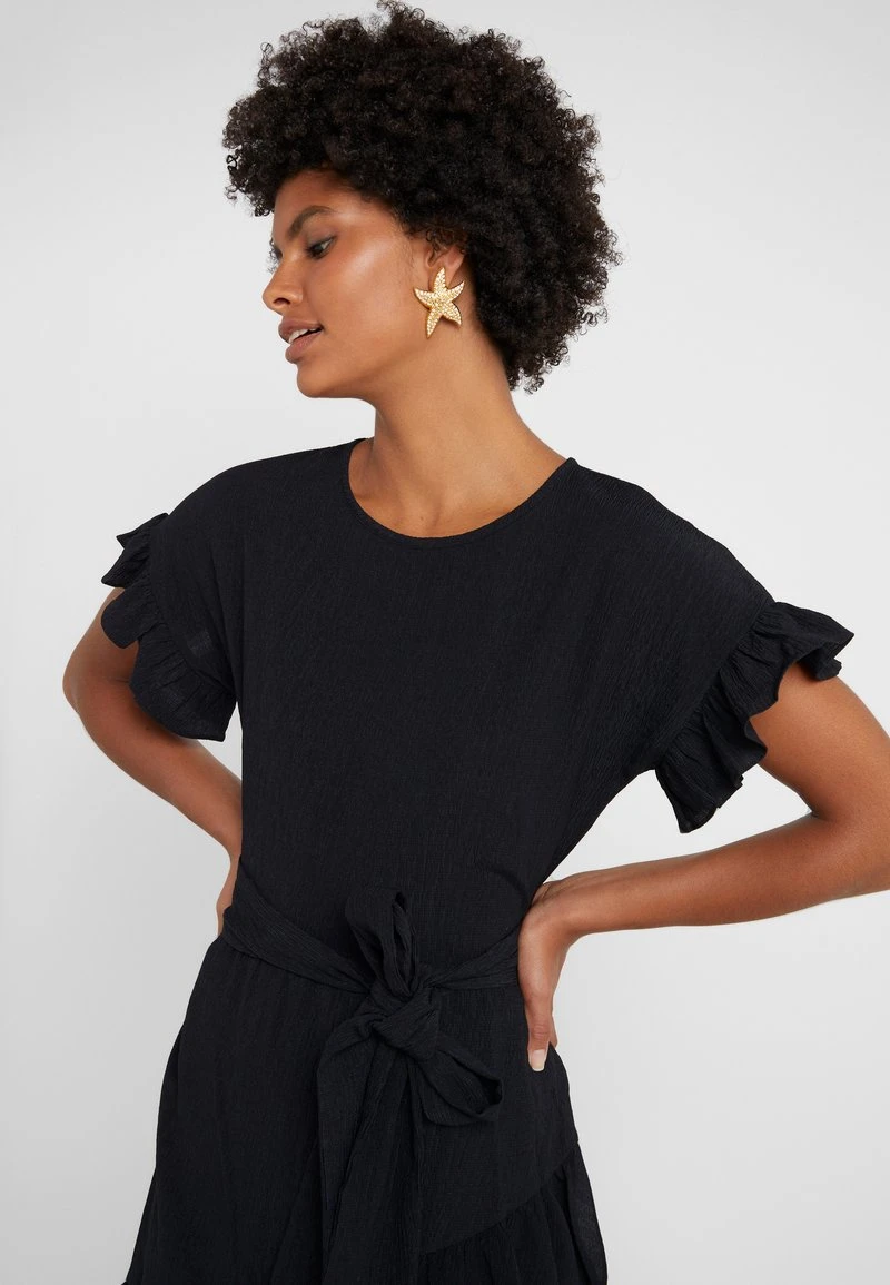 MICHAEL Michael Kors Damen RUFFLE WRAP DRESS - Freizeitkleid - Black 8 MICHAEL Michael Kors Damen RUFFLE WRAP DRESS - Freizeitkleid - Black – Bild 6