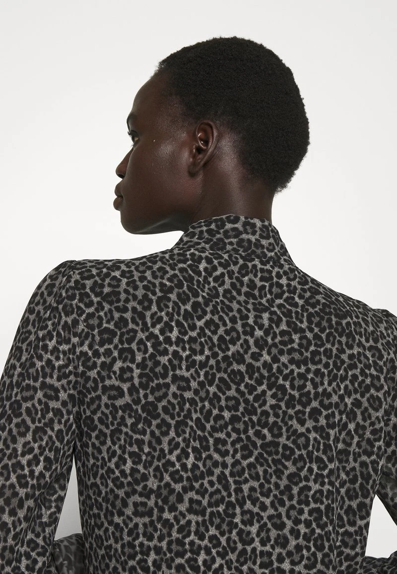 MICHAEL Michael Kors Damen CHEETAH TIE - Bluse - Malachitegry 7 MICHAEL Michael Kors Damen CHEETAH TIE - Bluse - Malachitegry – Bild 5