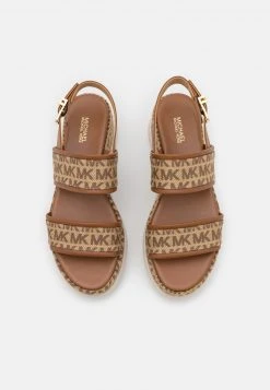 MICHAEL Michael Kors Damen PRESLEY - Plateausandalette - Beige/ebony -MICHAEL Michael Kors Geschäft c2c1cbf08ec240709b9bc85b741130dd