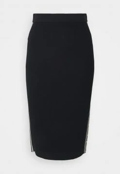 MICHAEL Michael Kors Damen LOGO TAPE SKIRT - Bleistiftrock - Black -MICHAEL Michael Kors Geschäft c2dfc0f60ee44ee29dc2841a4557d649