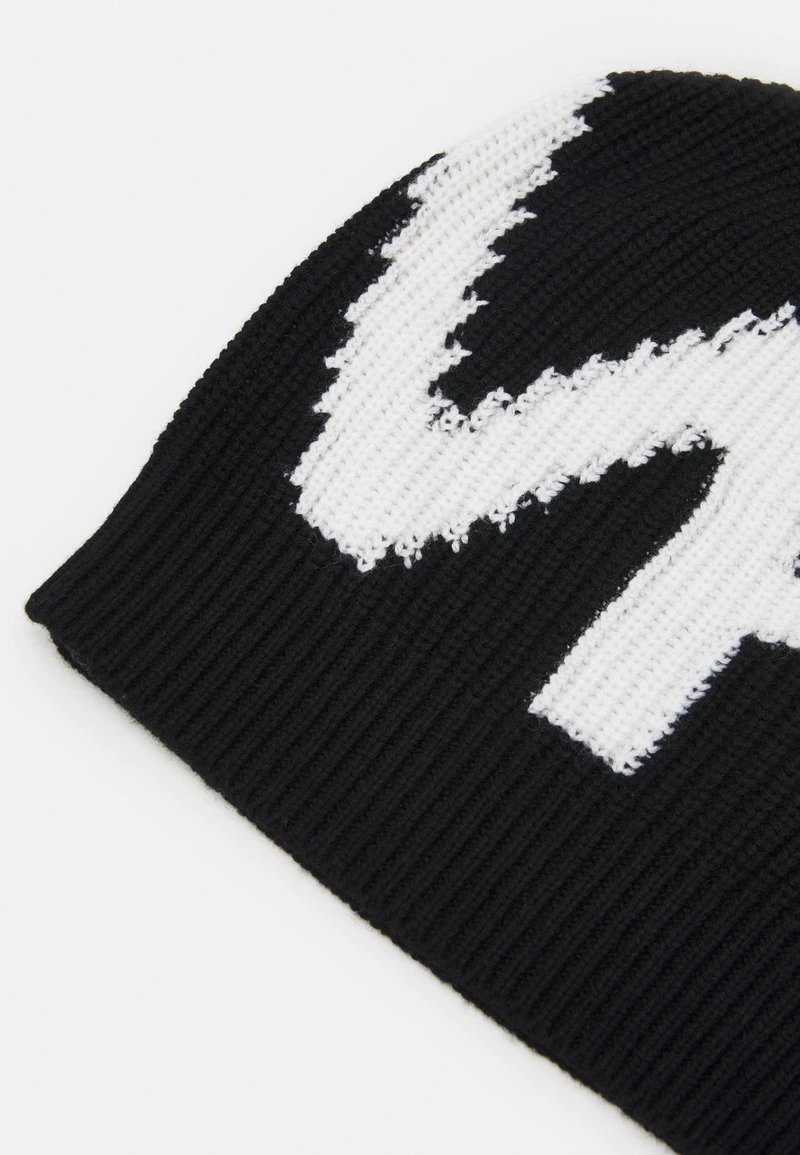 MICHAEL Michael Kors Damen LOGO BEANIE - Mütze - Black/white 6 MICHAEL Michael Kors Damen LOGO BEANIE - Mütze - Black/white – Bild 4