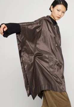 MICHAEL Michael Kors Damen ANORAK - Cape - Chocolate -MICHAEL Michael Kors Geschäft c3a4496487804941b7ac5c4c6c05c9db
