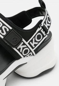 MICHAEL Michael Kors Damen OLYMPIA - Plateausandalette - Black/white -MICHAEL Michael Kors Geschäft c42a7c426650427d8359d5e059129dfc