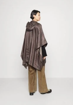 MICHAEL Michael Kors Damen ANORAK - Cape - Chocolate -MICHAEL Michael Kors Geschäft c4e5c1f0370948cabd0c7894917db14a