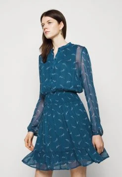 MICHAEL Michael Kors Damen SIG LOGO PRINT DRESS - Blusenkleid - River Blue 16 MICHAEL Michael Kors Damen SIG LOGO PRINT DRESS - Blusenkleid - River Blue -MICHAEL Michael Kors Geschäft c789b67915244948a4372b0b4a66ba11