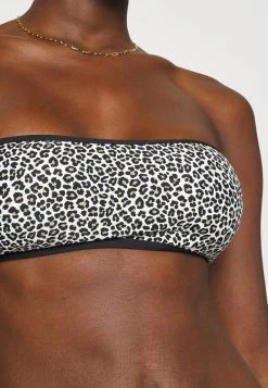 MICHAEL Michael Kors Damen MINI LEOPARD BANDEAU - Bikini-Top - Black -MICHAEL Michael Kors Geschäft c8c8a7ffc59642ecbd964fed35601978