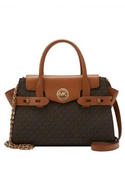 MICHAEL Michael Kors Damen CARMEN FLAP BELTED SATCHEL - Handtasche - Brown/acorn -MICHAEL Michael Kors Geschäft c9080605d1f243118bad8f58cff4fef7