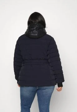 MICHAEL Michael Kors Damen ZIP FRONT STRETCH SHORT - Winterjacke - Navy -MICHAEL Michael Kors Geschäft ca39e558b86449d089c03bb23902c955