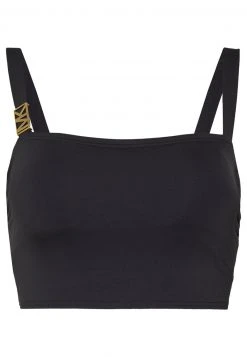 MICHAEL Michael Kors Damen LOGO SOLIDS BRALETTE - Bikini-Top - Black -MICHAEL Michael Kors Geschäft cb17ac17e6e6414880d40e78e0e6d4f5