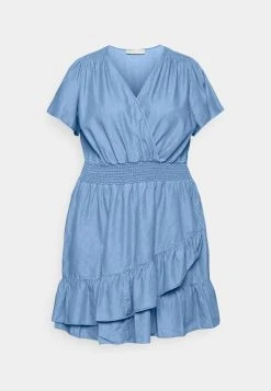 MICHAEL Michael Kors Damen WRAP DRESS - Freizeitkleid - Light Cadet Wash 14 MICHAEL Michael Kors Damen WRAP DRESS - Freizeitkleid - Light Cadet Wash -MICHAEL Michael Kors Geschäft cb7e11ec52274311b811525fc6194b83