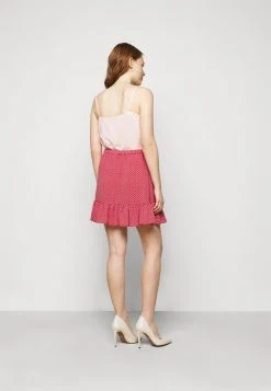 MICHAEL Michael Kors Damen PRINTED SKIRT - Minirock - Crimson -MICHAEL Michael Kors Geschäft ccf519babcf64ba38a15ea81dd614bb5
