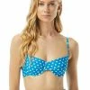 MICHAEL Michael Kors Damen Bikini-Top - Cyan Blue