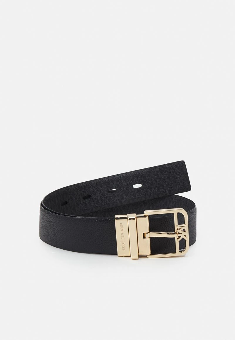 MICHAEL Michael Kors Damen REVERSIBLE BELT - Gürtel - Black/gold-coloured 3 MICHAEL Michael Kors Damen REVERSIBLE BELT - Gürtel - Black/gold-coloured