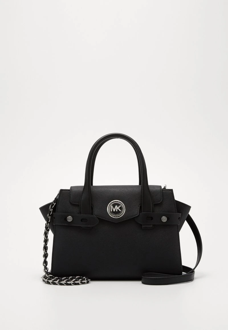 MICHAEL Michael Kors Damen CARMENSM FLAP BELTED SATCHEL - Handtasche - Black 3 MICHAEL Michael Kors Damen CARMENSM FLAP BELTED SATCHEL - Handtasche - Black