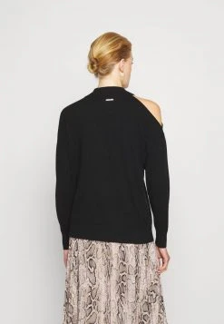 MICHAEL Michael Kors Damen CUTOUT - Strickpullover - Black 10 MICHAEL Michael Kors Damen CUTOUT - Strickpullover - Black -MICHAEL Michael Kors Geschäft d80a7404650a4d558dd2f4d9686338db