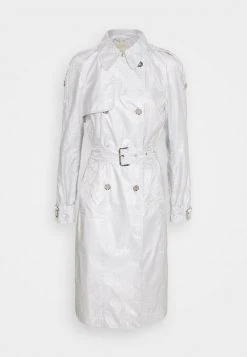 MICHAEL Michael Kors Damen Trenchcoat - White -MICHAEL Michael Kors Geschäft dc4a51f1c8674c6e9e395e217a054f41
