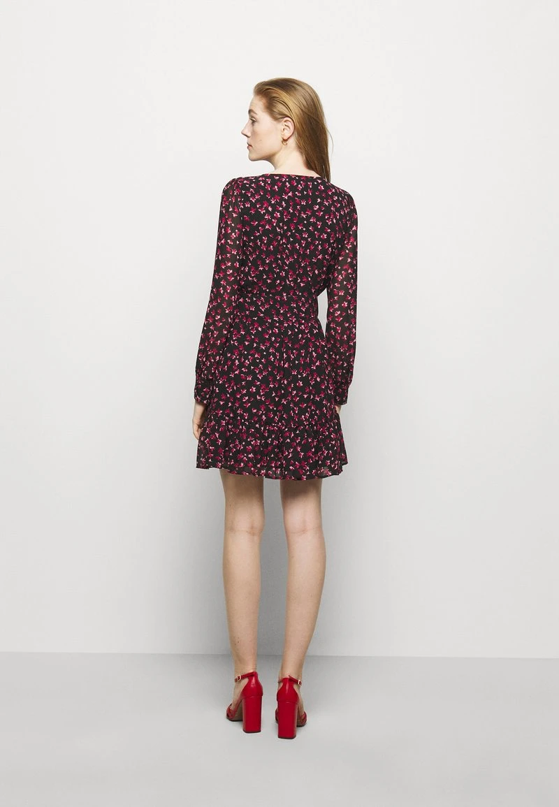 MICHAEL Michael Kors Damen FLORAL PRINTED MINI DRESS - Freizeitkleid - Berry 5 MICHAEL Michael Kors Damen FLORAL PRINTED MINI DRESS - Freizeitkleid - Berry – Bild 3