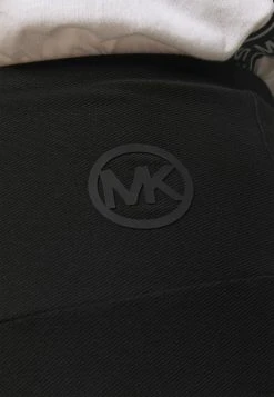 MICHAEL Michael Kors Damen LOGO TAPE BIKER SHORT - Shorts - Black -MICHAEL Michael Kors Geschäft dfab61f4641749a28e222970bd438fca