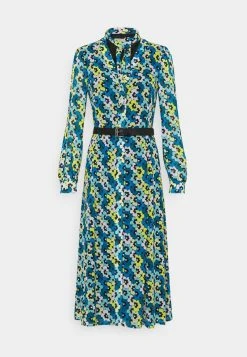 MICHAEL Michael Kors Damen FLORAL KATE - Blusenkleid - Limeade -MICHAEL Michael Kors Geschäft dfc3503aeeff4427bdc8b9a3504f4a29