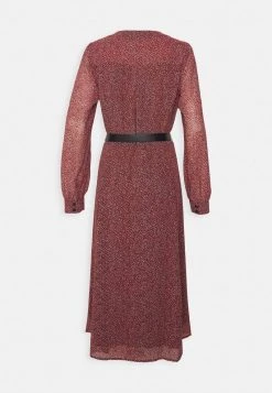 MICHAEL Michael Kors Damen SPRING BUD MIDI DRESS - Freizeitkleid - Sangria -MICHAEL Michael Kors Geschäft dfe5487ee27e46b5875ac96f32240ec6