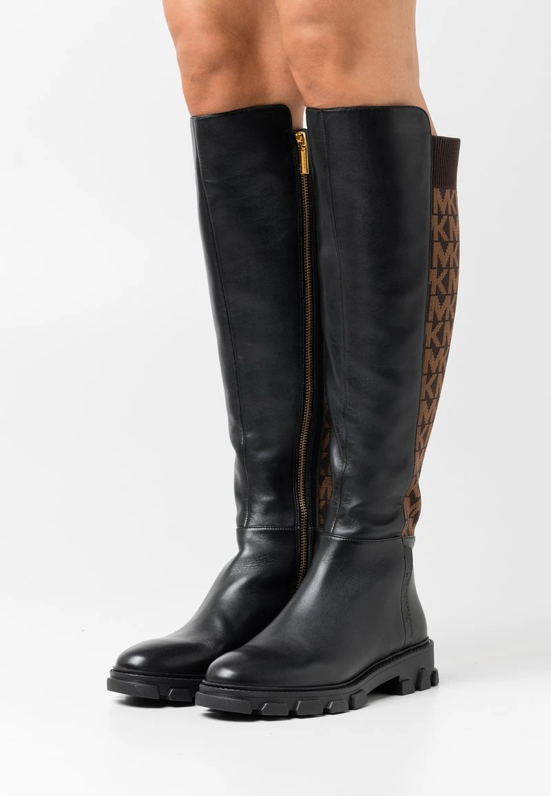 MICHAEL Michael Kors Damen RIDLEY BOOT - Overknees - Black/brown 3 MICHAEL Michael Kors Damen RIDLEY BOOT - Overknees - Black/brown