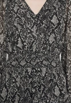 MICHAEL Michael Kors Damen SOFTH PYTHON SMOCK - Freizeitkleid - Black -MICHAEL Michael Kors Geschäft e21ae415f3fa4bb39ccc63f4596588a8