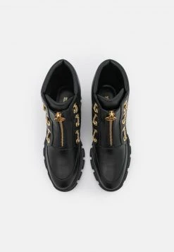 MICHAEL Michael Kors Damen RIDLEY FLAT BOOTIE - Stiefelette - Black/brown -MICHAEL Michael Kors Geschäft e2a96d9c545049cd95505767f6275a23