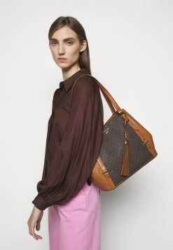 MICHAEL Michael Kors Damen CARRIELG TOTE - Handtasche - Brown