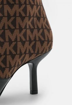 MICHAEL Michael Kors Damen SHILOH BOOTIE - Stiefelette - Black/brown -MICHAEL Michael Kors Geschäft e3b371aa88c74a80bd20c5698632e635