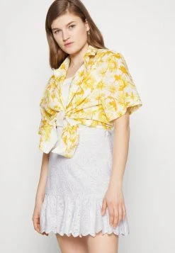 MICHAEL Michael Kors Damen PALM EYLT SKIRT - Minirock - White 11 MICHAEL Michael Kors Damen PALM EYLT SKIRT - Minirock - White -MICHAEL Michael Kors Geschäft e72e3da65eb24037ba82b96f53202779