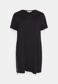 MICHAEL Michael Kors Damen LOGO ZIP - Jerseykleid - Black