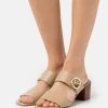 MICHAEL Michael Kors Damen SUMMER MID - Pantolette Hoch - Camel