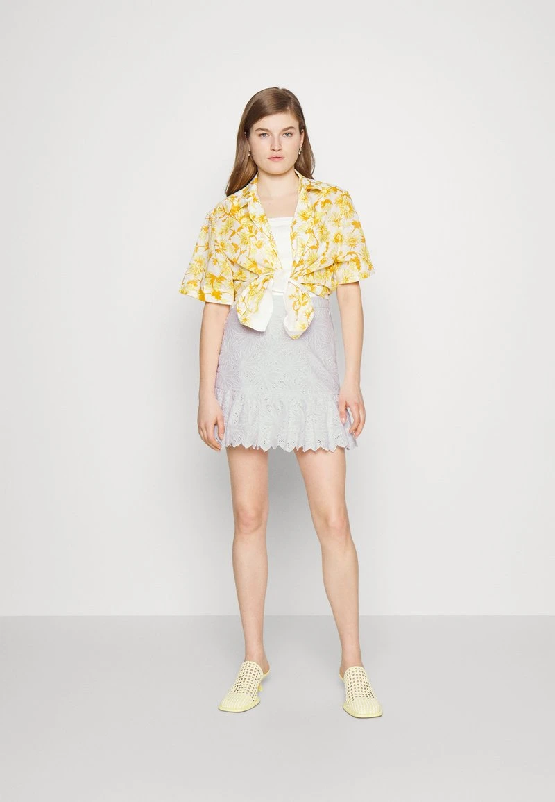 MICHAEL Michael Kors Damen PALM EYLT SKIRT - Minirock - White 4 MICHAEL Michael Kors Damen PALM EYLT SKIRT - Minirock - White – Bild 2