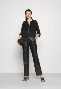 MICHAEL Michael Kors Damen SOLID CHAIN - Bluse - Black -MICHAEL Michael Kors Geschäft ef0bff72e03e4da58a441ccc626b4b4d