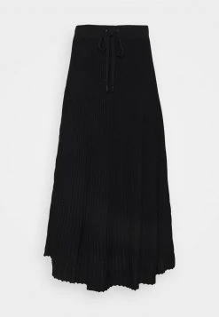 MICHAEL Michael Kors Damen LOGO TAPE MIDI SKIRT - A-Linien-Rock - Black -MICHAEL Michael Kors Geschäft ef7d7913e06b49e1925123add2d09003