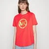 MICHAEL Michael Kors Damen TEE - T-Shirt Print - Sangria