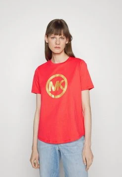 MICHAEL Michael Kors Damen TEE - T-Shirt Print - Sangria