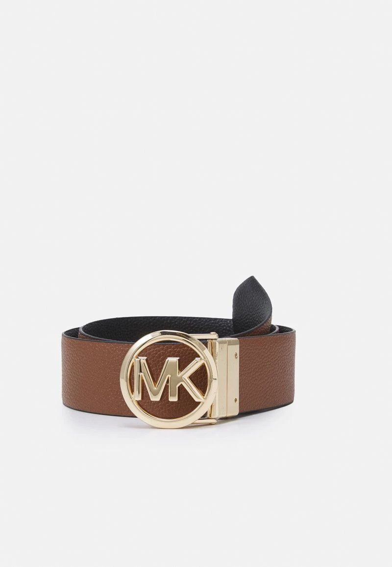 MICHAEL Michael Kors Damen REVERSIBLE BELT - Gürtel - Black/luggage/gold-coloured 5 MICHAEL Michael Kors Damen REVERSIBLE BELT - Gürtel - Black/luggage/gold-coloured – Bild 3