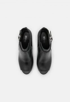 MICHAEL Michael Kors Damen LAWSON OPEN TOE - High Heel Stiefelette - Black -MICHAEL Michael Kors Geschäft f3dbe85e52b449cb94b479bc140d0055