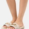 MICHAEL Michael Kors Damen IZZY SLIDE - Pantolette Flach - Vanilla/multi-coloured