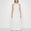 MICHAEL Michael Kors Damen LAWN HALTER DRESS - Maxikleid - White
