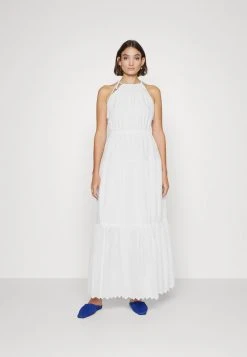 MICHAEL Michael Kors Damen LAWN HALTER DRESS - Maxikleid - White