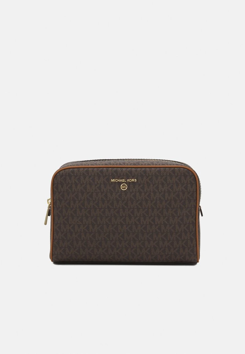 MICHAEL Michael Kors Damen JET SET CHARM ZIP TRAVEL POUCH - Umhängetasche - Brown/acorn 3 MICHAEL Michael Kors Damen JET SET CHARM ZIP TRAVEL POUCH - Umhängetasche - Brown/acorn