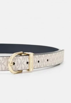 MICHAEL Michael Kors Damen REVERSIBLE BELT - Gürtel - Navy/gold-coloured -MICHAEL Michael Kors Geschäft f73e46d24d3548bbbcb4797595e794d6