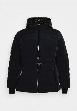 MICHAEL Michael Kors Damen ZIP FRONT STRETCH SHORT - Winterjacke - Navy -MICHAEL Michael Kors Geschäft fa76a380acfc44df931b69d3a59784b7