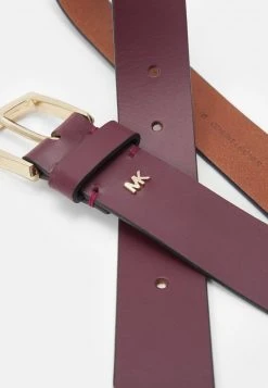 MICHAEL Michael Kors Damen BELT - Gürtel - Dark Berry/gold-coloured -MICHAEL Michael Kors Geschäft faab90b48cc94cf1a63bea9241938c26