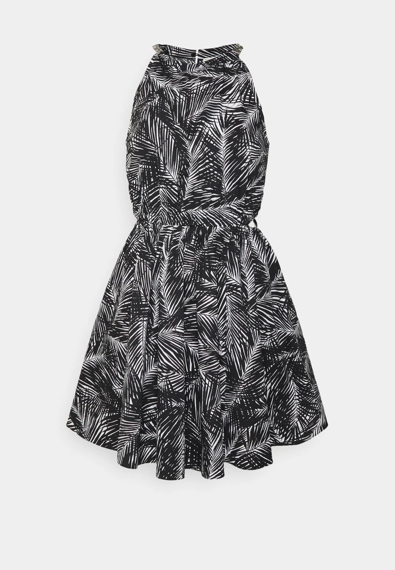 MICHAEL Michael Kors Damen PALM CHAIN NECK - Cocktailkleid/festliches Kleid - White/black 8 MICHAEL Michael Kors Damen PALM CHAIN NECK - Cocktailkleid/festliches Kleid - White/black – Bild 6