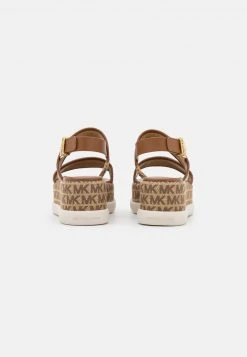 MICHAEL Michael Kors Damen PRESLEY - Plateausandalette - Beige/ebony -MICHAEL Michael Kors Geschäft ff2f894797694ed2b6c753fdaa47f9e1