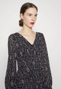 MICHAEL Michael Kors Damen SOFT PYTHON DRESS - Cocktailkleid/festliches Kleid - Black 11 MICHAEL Michael Kors Damen SOFT PYTHON DRESS - Cocktailkleid/festliches Kleid - Black -MICHAEL Michael Kors Geschäft fff730aed7b64741bd714e09e9125f99